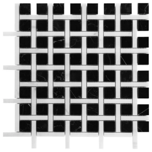 Pure Black BW02 Mozaika 30,5x30,5 Dunin