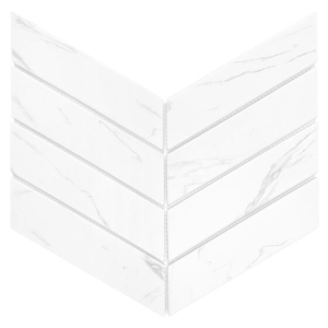 Royal Chevron Carrara Matt Mozaika 31,8x22,4 Dunin