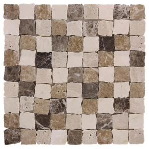 Travertine Bend Mix 32 matt Moizaika 30,5x30,5 Dunin