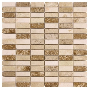 Travertine Block Mix 48 Mozaika 30,5x30,5 Dunin