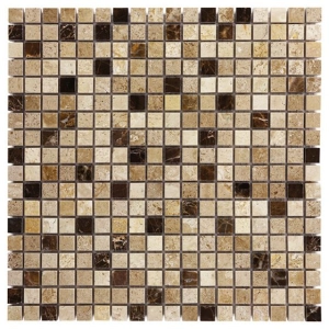 Travertine Cream Mix 15 Moizaika 30,5x30,5 Dunin