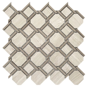 Woodstone Grey Nodum Moziaka 28x28 Dunin