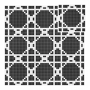 Pure B&W Radiant 15 Mozaika 30,5x30,5 Dunin
