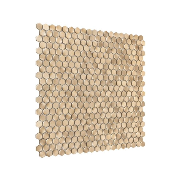 Allumi Gold Hexagon 14 Mozaika 30x30 Dunin
