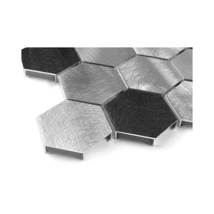 Allumi Grey Hexagon Mix 48 Mozaika 30x30 Dunin