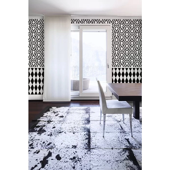 Mini Hexagon B&W Lace Mozaika 26x30 Dunin