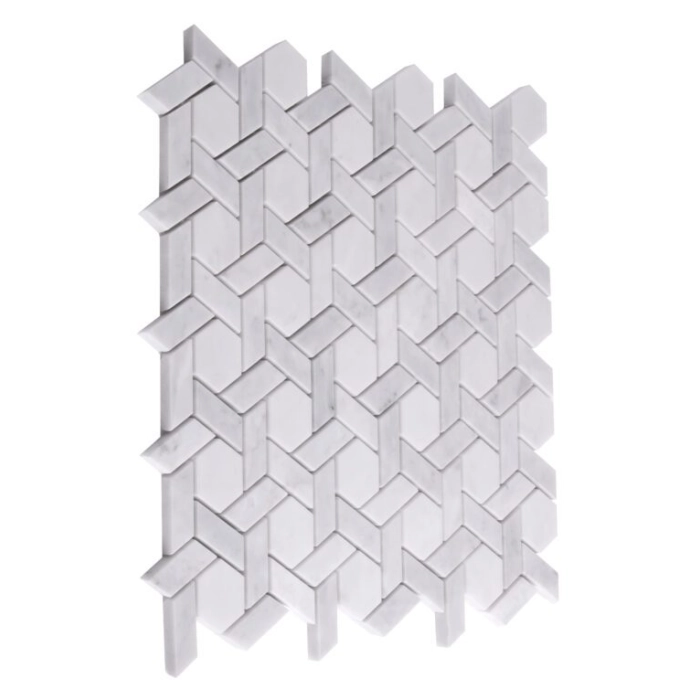 Carrara White Armor Mozaika 30x29 Dunin