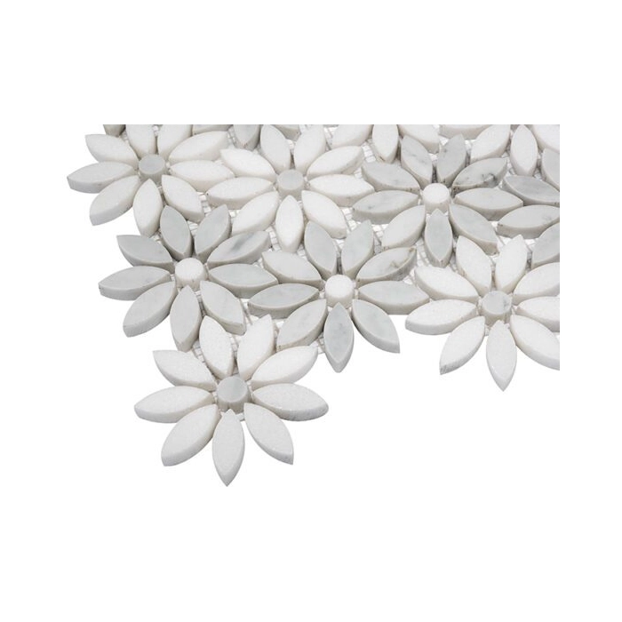 Carrara White Bloom Mozaika 31,5x28,5 Dunin