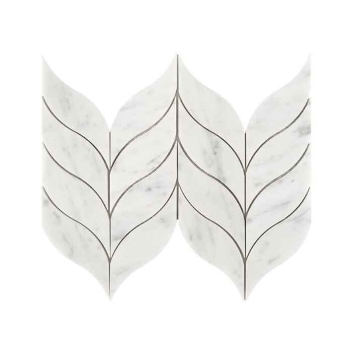 Carrara White Calamus Mozaika 29,5x20 Dunin