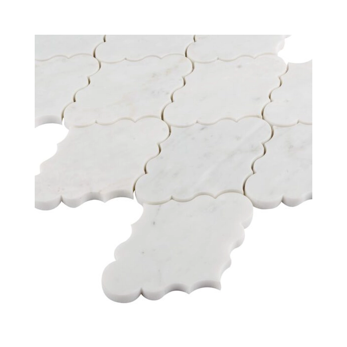 Carrara White Crest Mozaika 35x30 Dunin