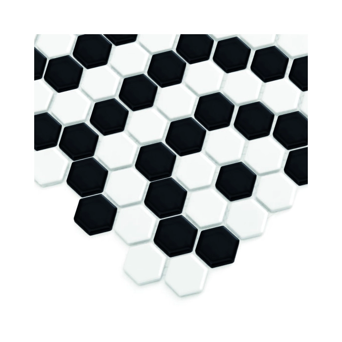 Mini Hexagon B&W Nano Mozaika 26x30 Dunin