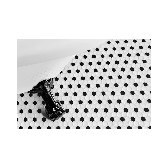 Mini Hexagon B&W Mix Mozaika 26x30 Dunin