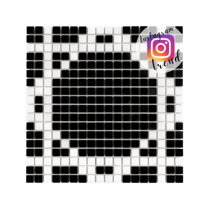 Pure B&W Radiant 15 Mozaika 30,5x30,5 Dunin