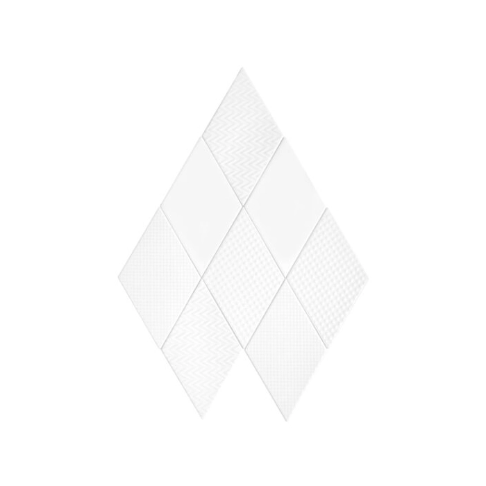 Rombic White 01 matt Płytka 11,5x20 Dunin