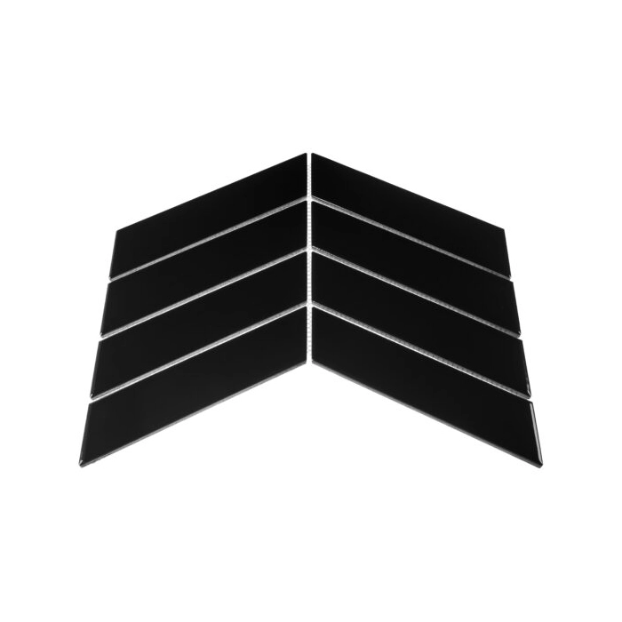 Royal Chevron Black Mozaika 31,8x22,4 Dunin