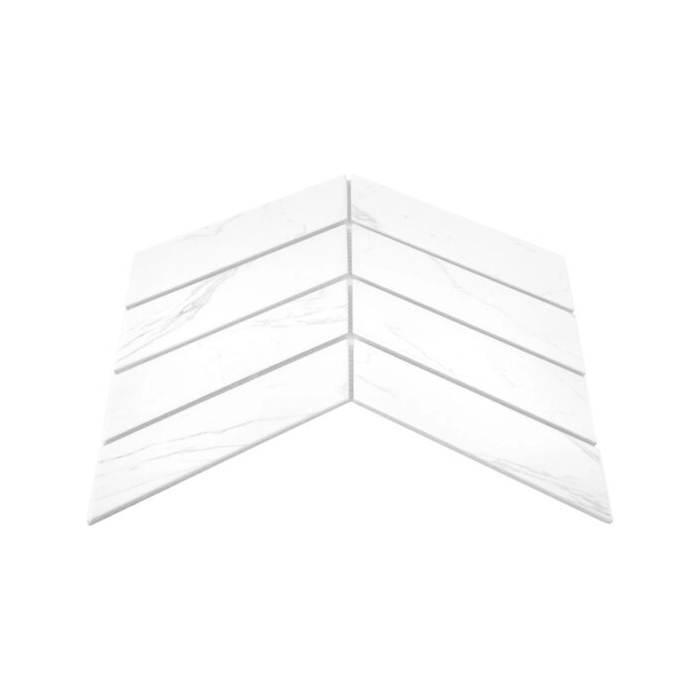 Royal Chevron Carrara Matt Mozaika 31,8x22,4 Dunin