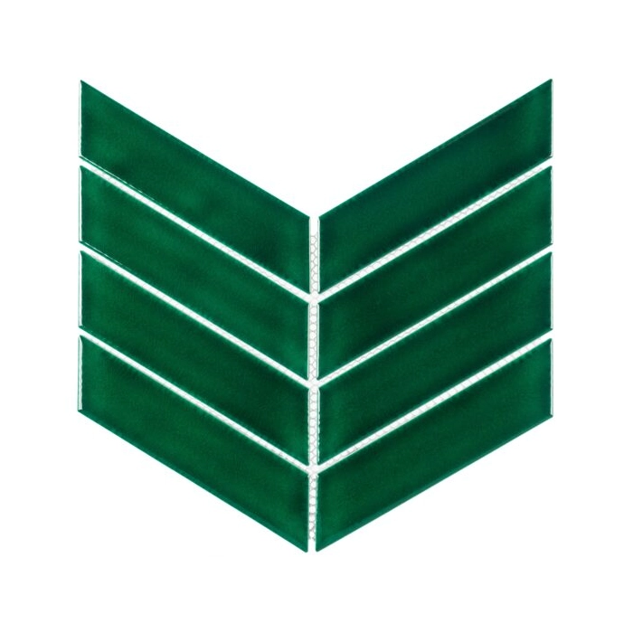 Royal Chevron Vert Mozaika 31,8x22,4 Dunin