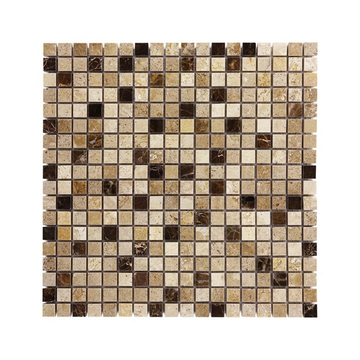 Travertine Cream Mix 15 Moizaika 30,5x30,5 Dunin