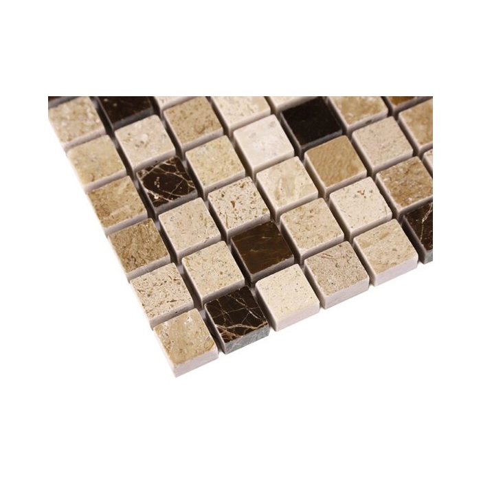 Travertine Cream Mix 15 Moizaika 30,5x30,5 Dunin