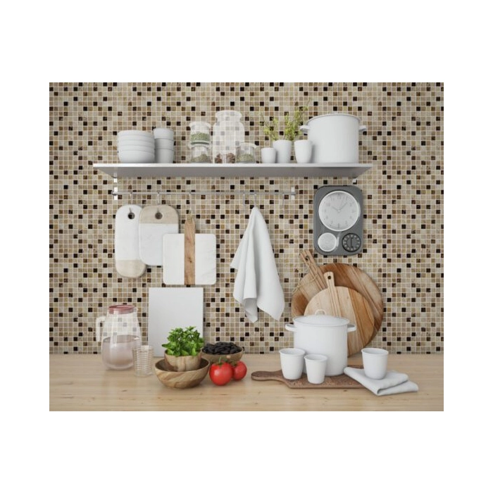 Travertine Cream Mix 15 Moizaika 30,5x30,5 Dunin