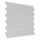 Mini Hexagon Ash matt Mozaikia 26x30 Dunin
