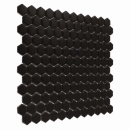 Mini Hexagon Black matt Mozaikia 26x30 Dunin