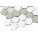 Mini Hexagon Compass matt Mozaika 26x30 Dunin