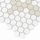 Mini Hexagon Floret matt Mozaikia 26x30 Dunin