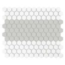 Mini Hexagon Stripe 1.A matt Mozaikia 26x30 Dunin