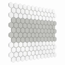 Mini Hexagon Stripe 1.A matt Mozaikia 26x30 Dunin