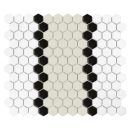Mini Hexagon Stripe 3.1.B matt Mozaikia 26x30 Dunin