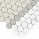 Mini Hexagon Stripe 3.A matt Mozaikia 26x30 Dunin
