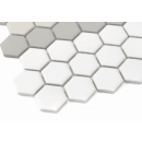 Mini Hexagon Stripe 3.A matt Mozaikia 26x30 Dunin