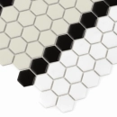 Mini Hexagon Stripe 5.3.C matt Mozaikia 26x30 Dunin