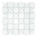Star&Cross White matt Mozaika 30,2x30,2 Dunin