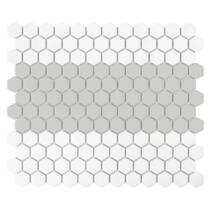 Mini Hexagon Stripe 1.A matt Mozaikia 26x30 Dunin