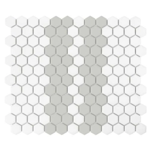 Mini Hexagon Stripe 2.1.A matt Mozaikia 26x30 Dunin