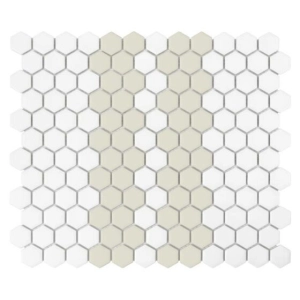 Mini Hexagon Stripe 2.1.C matt Mozaikia 26x30 Dunin