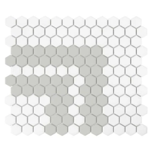 Mini Hexagon Stripe 2.2.A matt Mozaikia 26x30 Dunin