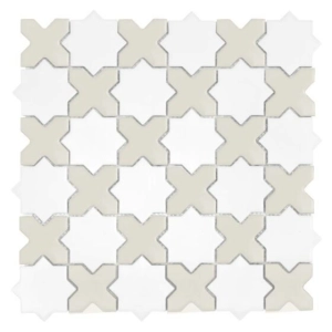 Star&Cross White Mix matt 30,2x30,2 Dunin