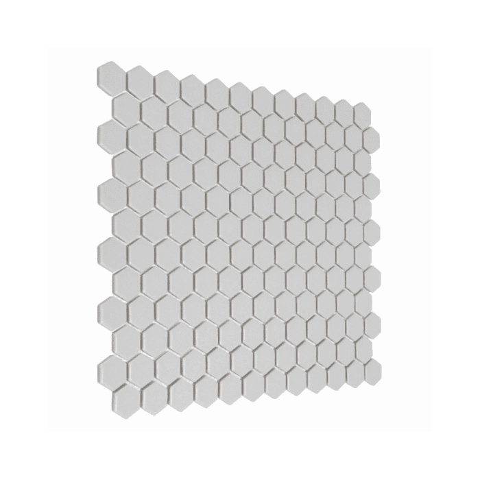 Mini Hexagon Ash matt Mozaikia 26x30 Dunin