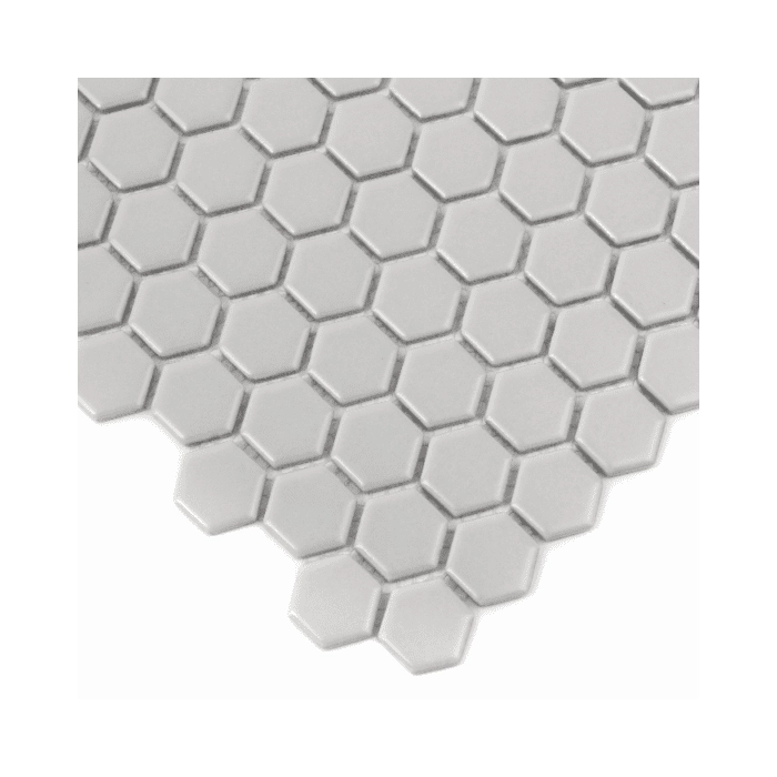 Mini Hexagon Ash matt Mozaikia 26x30 Dunin