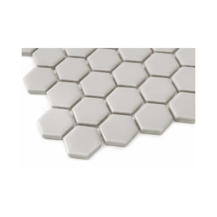 Mini Hexagon Ash matt Mozaikia 26x30 Dunin