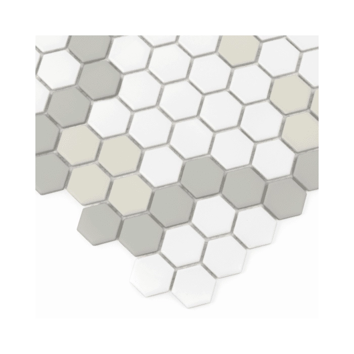 Mini Hexagon Compass matt Mozaika 26x30 Dunin