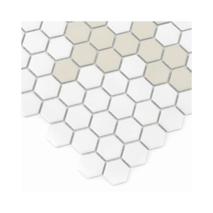 Mini Hexagon Floret matt Mozaikia 26x30 Dunin