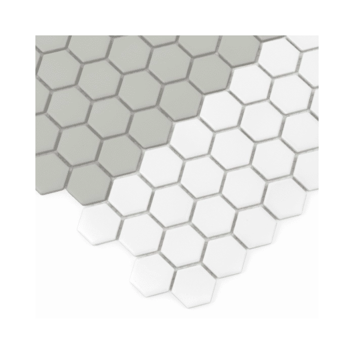 Mini Hexagon Stripe 1.A matt Mozaikia 26x30 Dunin