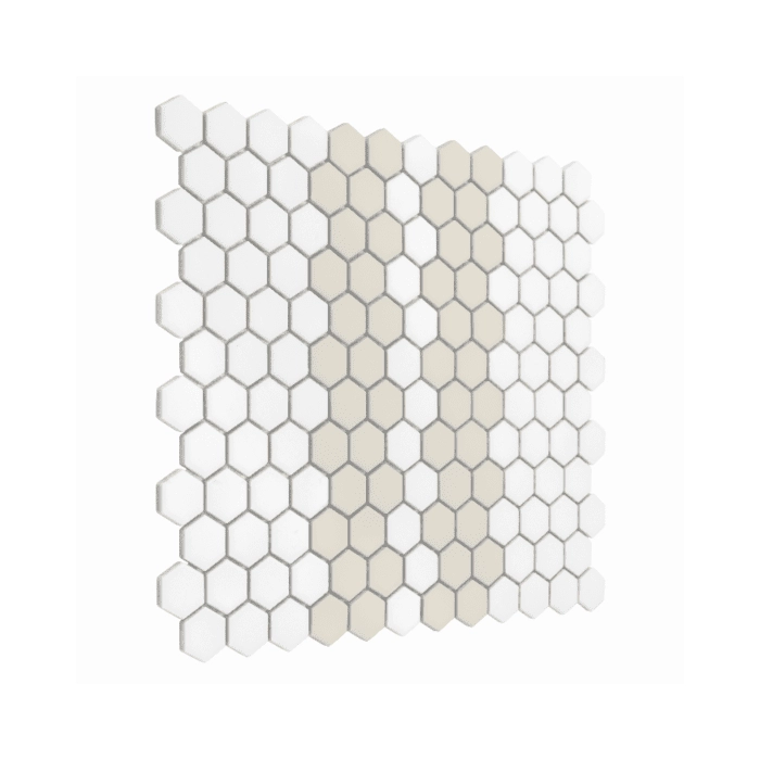 Mini Hexagon Stripe 2.1.C matt Mozaikia 26x30 Dunin