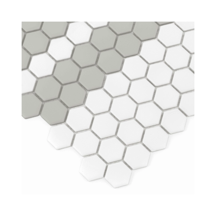 Mini Hexagon Stripe 2.A matt Mozaikia 26x30 Dunin