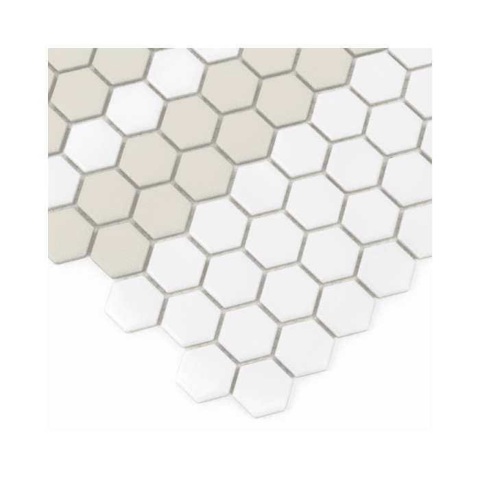 Mini Hexagon Stripe 2.C matt Mozaikia 26x30 Dunin