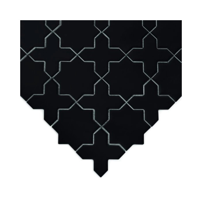 Star&Cross Black matt Mozaika 30,2x30,2 Dunin